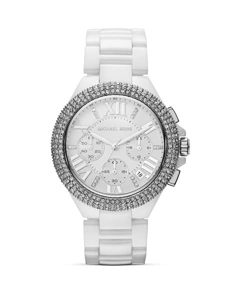 michael kors white ceramic watches|glitz watch.